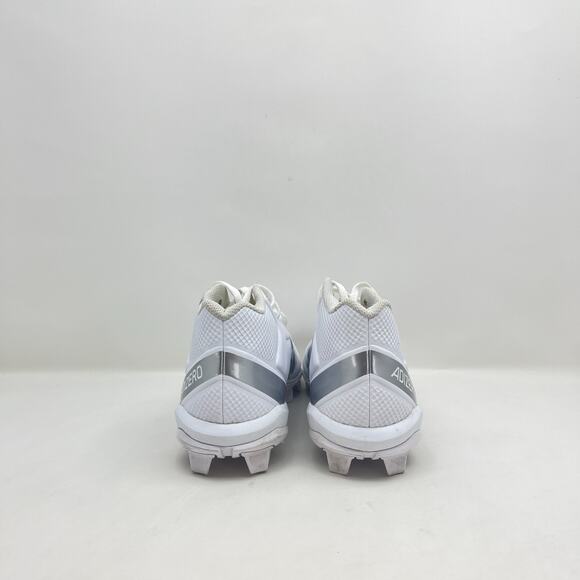 Adidas Adizero White Silver Mid Top Baseball Football Cleats Shoes Men\'s Size 7 main image 9